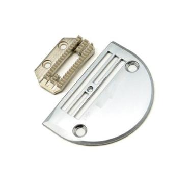 Imagem de kit Chapa e Dente Pesado 4 Carreiras Para Máquina Reta Industrial - UN
