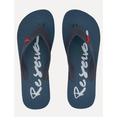 Imagem de Chinelo Reserva Masculino Mar Script Azul Marinho-Masculino