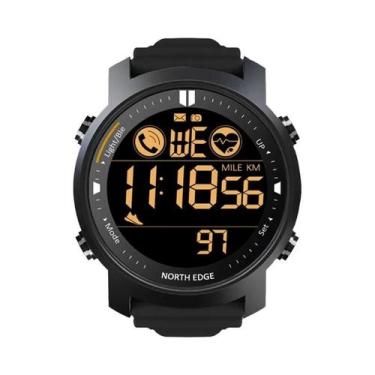 Imagem de Relógio Digital Militar Masculino À Prova d'Água 50M Com Pedômetro, Cr