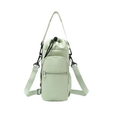 Imagem de Bolsa Portátil Para Garrafa De Água Com Alça Ajustável, Canecas Térmic