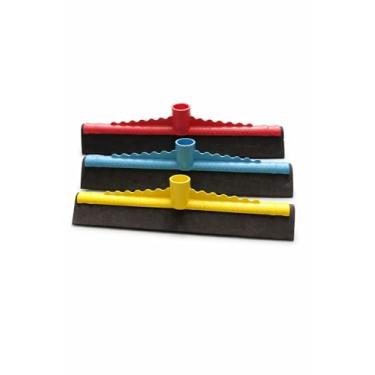 Imagem de Kit 3 Rodo sem Cabo 30cm, Cores Variadas, com Base de Borracha