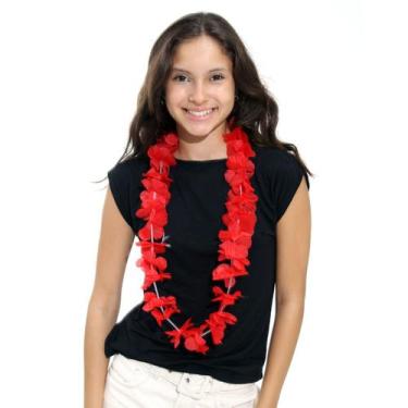 Imagem de Colar Havaiano Abrakadabra, VERMELHO, U