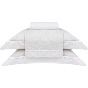 Imagem de Jogo de Cama Buddemeyer Daves 180 Fios 4 Peças Queen Cinza