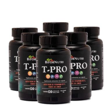 Imagem de T-PRO 500 mg - 06 Potes com 120 cápsulas - Bifornutri