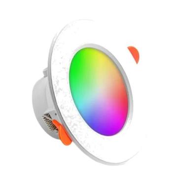 Imagem de Luminária De Teto LED Inteligente 10W Bluetooth RGB Com Mudança De Cor
