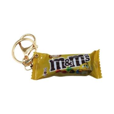 Imagem de Pingente De Chaveiro Miniatura De Chocolate M&M's, Simulação De Comida