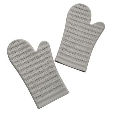 Imagem de Luvas resistentes ao calor, silicone, anti-queimaduras, impermeáveis, 