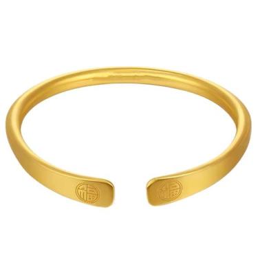 Imagem de Pulseira Gold Placer Open Cuff para mulheres vietnamita em ouro arenos