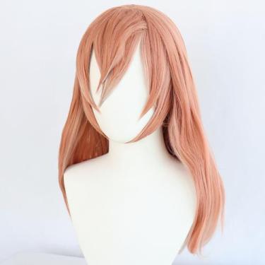 Imagem de Peruca de cosplay Genshin Impact Yanfei Fantasia de Halloween - taiyua