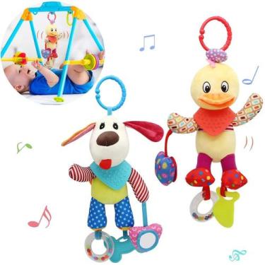 Imagem de Brinquedos para cadeirinhas de bebê, chocalho de pelúcia mac - Gloome 