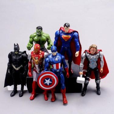Imagem de Bonecos de ação The Avengers Superheroes Hul 10-12 cm 6 unidades - Dis