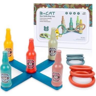 Imagem de Estilo de garrafa de jogo Ring Toss para crianças e adultos ao ar livr