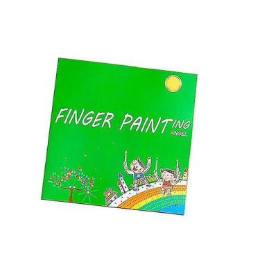 Imagem de Livro de desenho de pintura a dedo engraçado de 40 páginas com tintas 