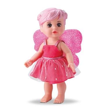 Imagem de Boneca Bee Hugs Fadinha 30 Cm Com Asas De Fada E Varinha - Bee Toys