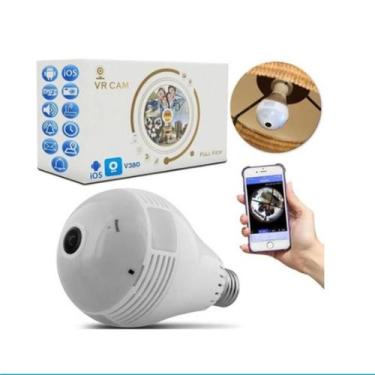 Imagem de Lâmpada - Câmera De Segurança 360º - Wifi - Vr Cam