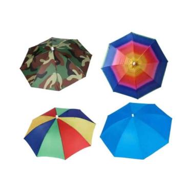 Imagem de Chapéu de Pesca Dobrável e Impermeável - 55cm - Portátil e Mãos-Livres