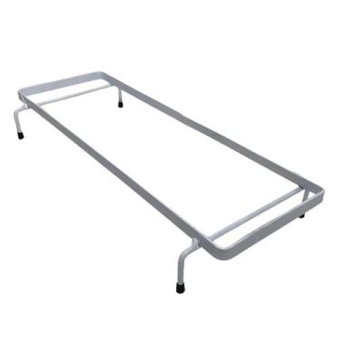 Imagem de Suporte Rasteiro De Ferro Para Jardineiras E Floreiras 60x20 cm - Alpe