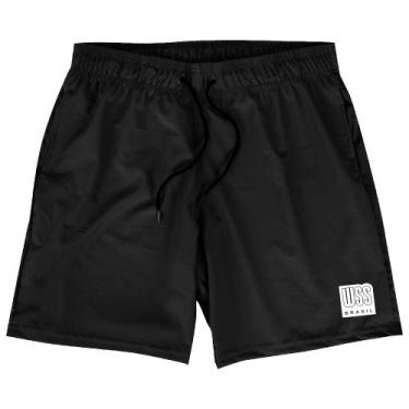 Imagem de Bermuda Academia Elastano Premium Masculina WSS Company, Preto, G