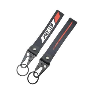 Imagem de Chaveiro De Motocicleta Bico De Águia Com Clipe De Mola De Aço De Nylo