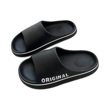 Imagem de Chinelos De Praia Femininos Em Cores Sólidas Feslishoet Antiderrapante