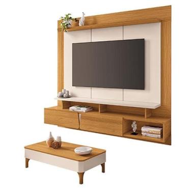 Imagem de Home Suspenso Zenith Cinamomo Off White com Mesa de Centro Liz Off Whi