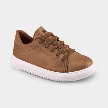 Imagem de Sapatênis Infantil Bibi New Way Marrom de Couro-Masculino