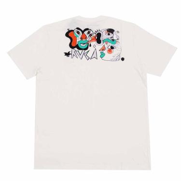 Imagem de Camiseta RVCA VA Nave - Creme (Off White)-Masculino
