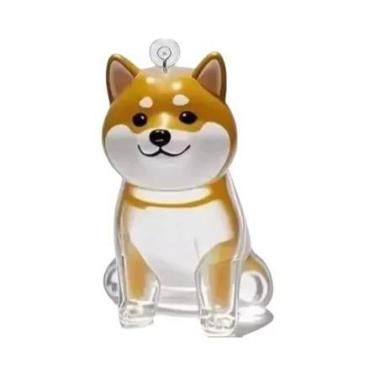 Imagem de Chaveiro Com Pingente De Cachorro Fofo, Cápsula Transparente Para Arma