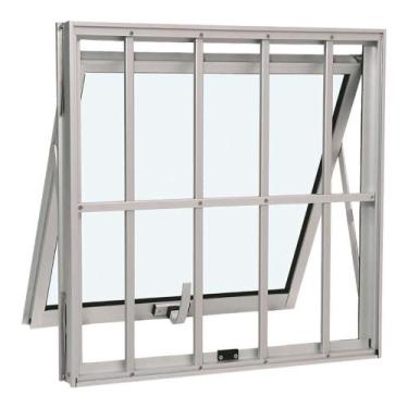 Imagem de Janela Maxim-Ar Grade Classic em Alumínio 60 x 60 x 7 cm 1 Folha Alumi