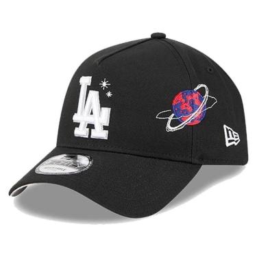 Imagem de Boné New Era 940 A-Frame Los Angeles Dodgers Planets Preto-Masculino