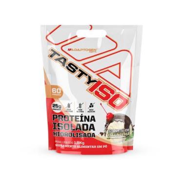 Imagem de Tasty Iso 100% Adaptogen Whey Protein Hidrolizado Refil 1,8Kg, Sorvete