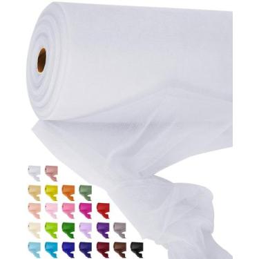 Imagem de Rolo de tecido de tule MIGLORIA, rede transparente de 54 polegadas x 3