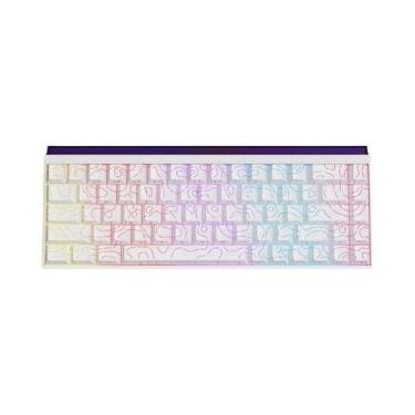 Imagem de Teclado Mecânico RGB Com Fio AJAZZ NK68 Hot-Swappable Configuração 68%
