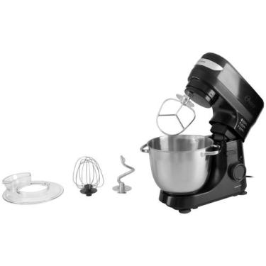 Imagem de Batedeira Planetária Oster Preta 850W 12 Velocidades Tigela Inox 4L OB