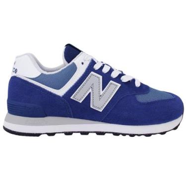 Imagem de Tênis New Balance 574 V2 Feminino, Azul, Cinza, 39