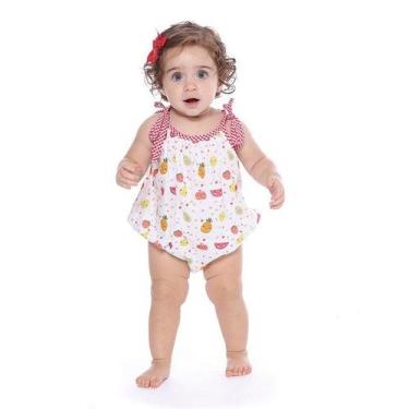 Imagem de Macaquinho Romper Infantil Menina - PicNic - no-brand, P {3-6M}