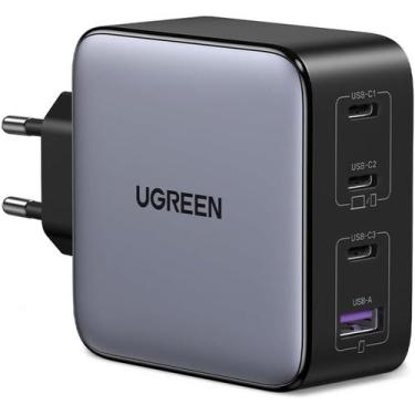 Imagem de Carregador rápido UGREEN Nexode 100W GaN PD PPS, QC4+, 4 portas (USB-C