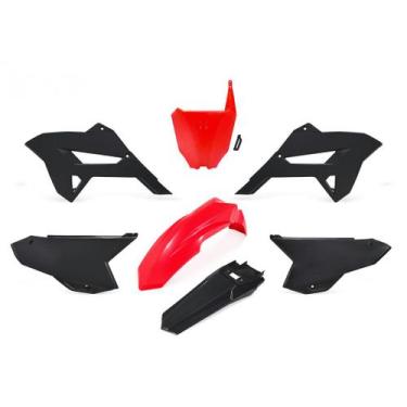 Imagem de Kit Plástico Carenagem Biker R1de Ride Honda Crf 230, Vermelho / preto