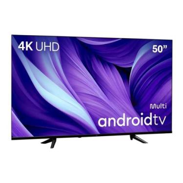 Imagem de Smart tv multi 50" tl067 uhd led 4k - Multilaser, 50"