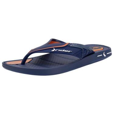 Imagem de Chinelo masculino sprint rider - 12015, Azul, Laranja, 43/44