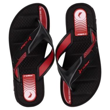 Imagem de Chinelo masculino sprint rider - 12015, Preto, Vermelho 01, 42