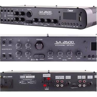 Imagem de Amplificador Som Ambiente  NCA SA2600  Óptical 180w rms