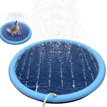 Imagem de Piscina Tapete Infantil Inflável com Chafariz SU-CHAFA1 100CM de PVC Azul Mundo LGBT