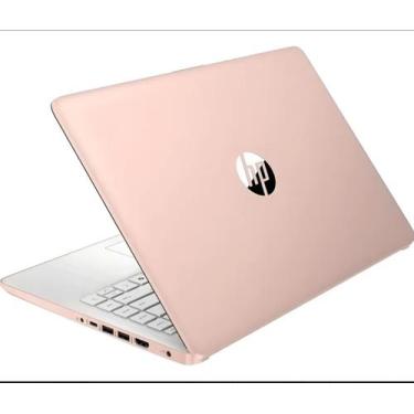 Imagem de Notebook HP Laptop 14 DQ6105dx Rosa Processador Intel N150 128GB ROM 4
