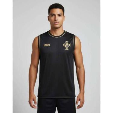 Imagem de Regata Vasco Estrondo Masculino - Preto - GG, Preto, GG