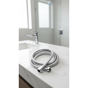 Imagem de Mangueira Flexível Inox 1,20m p/ Ducha Higiênica 1/2" - Congratulation