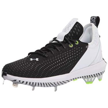 Imagem de Under Armour Tênis de beisebol masculino Harper 5 Low St, Preto/branco, 15