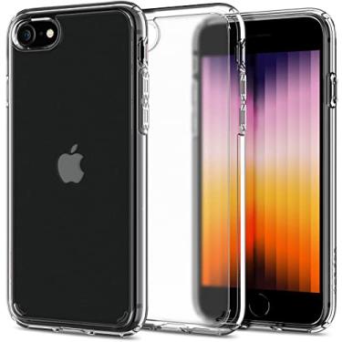 Imagem de Spigen Ultra híbrido (parte traseira de PC anti-amarelamento) projetado para iPhone SE 2022/iPhone SE 3 2022/iPhone SE 2020/iPhone 8/iPhone 7 Case - Frost Clear