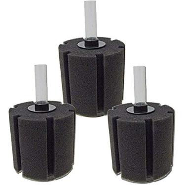 Imagem de XY-280 Filtro de bio-esponja para aquário de peixes, preto, pacote com 3 (XY-380)