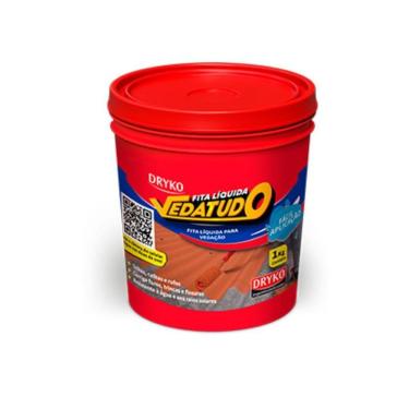 Imagem de Fita Líquida Multiuso Furos Trincas Dryko 1 Kg Terracota